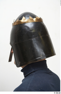 Medieval helmet with a crown 1 army crown head helmet…